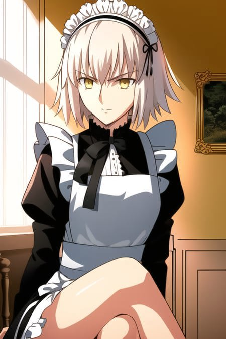 03707-894556416-(((sitting, crossed legs))), ((jeanne d'arc alter _(fate_))), ((maid, maid apron, maid headdress)), best quality, looking at vie.png